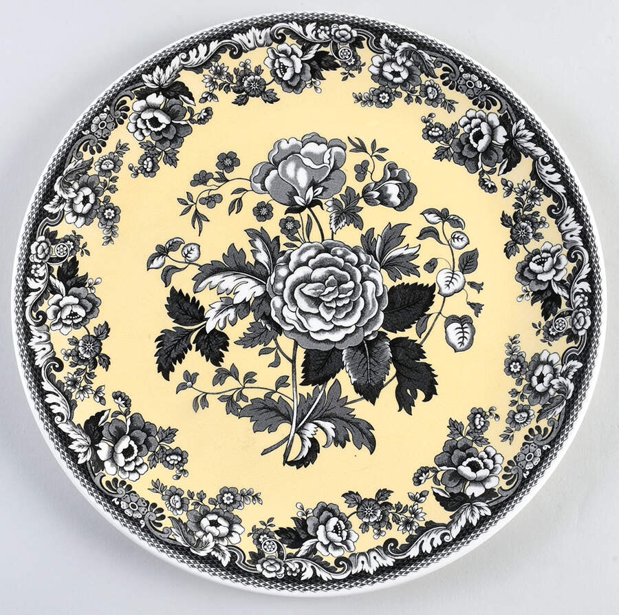 Blue Room Garden Collection (Mixed Colors) 12" Chop Plate (Round Platter) by Spode-1