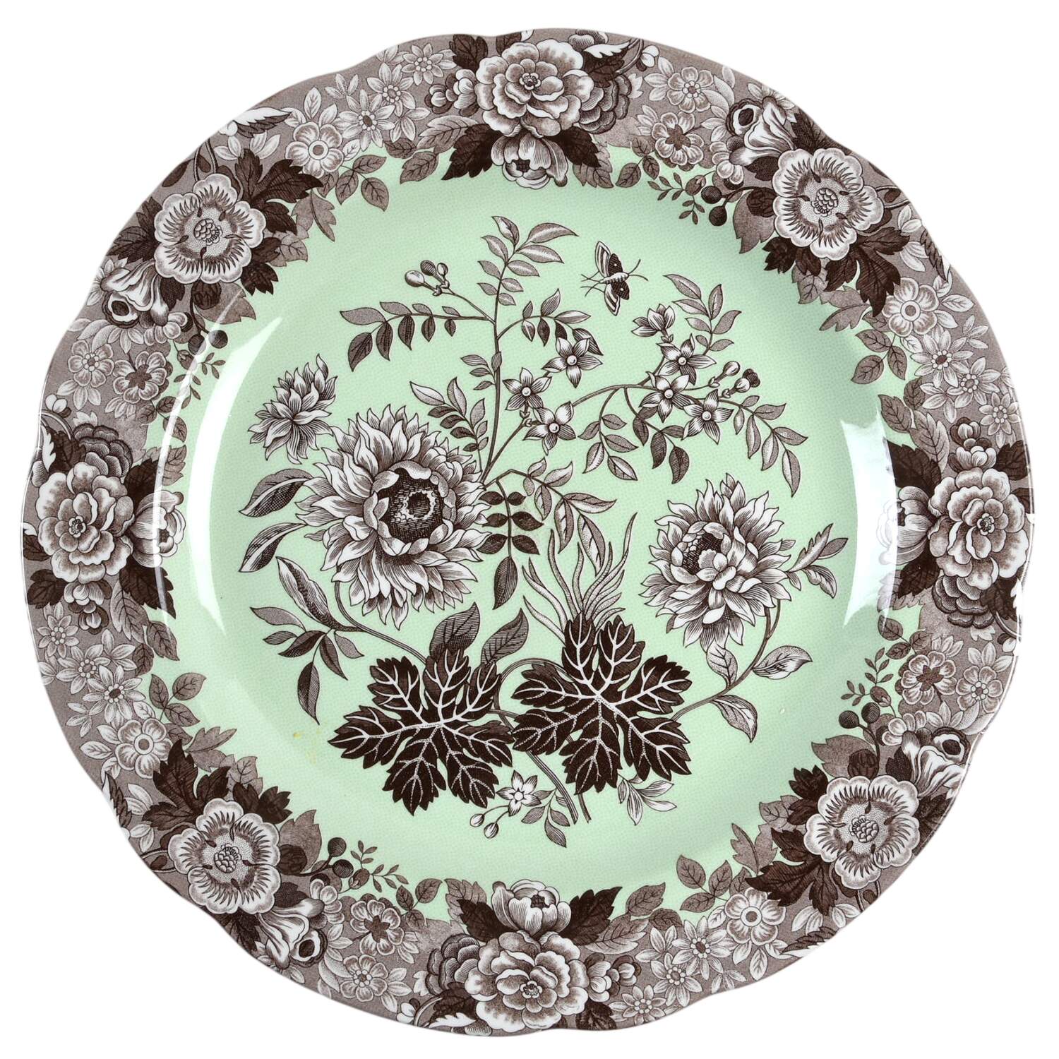 Blue Room Garden Collection (Mixed Colors) Dinner Plate by Spode-1