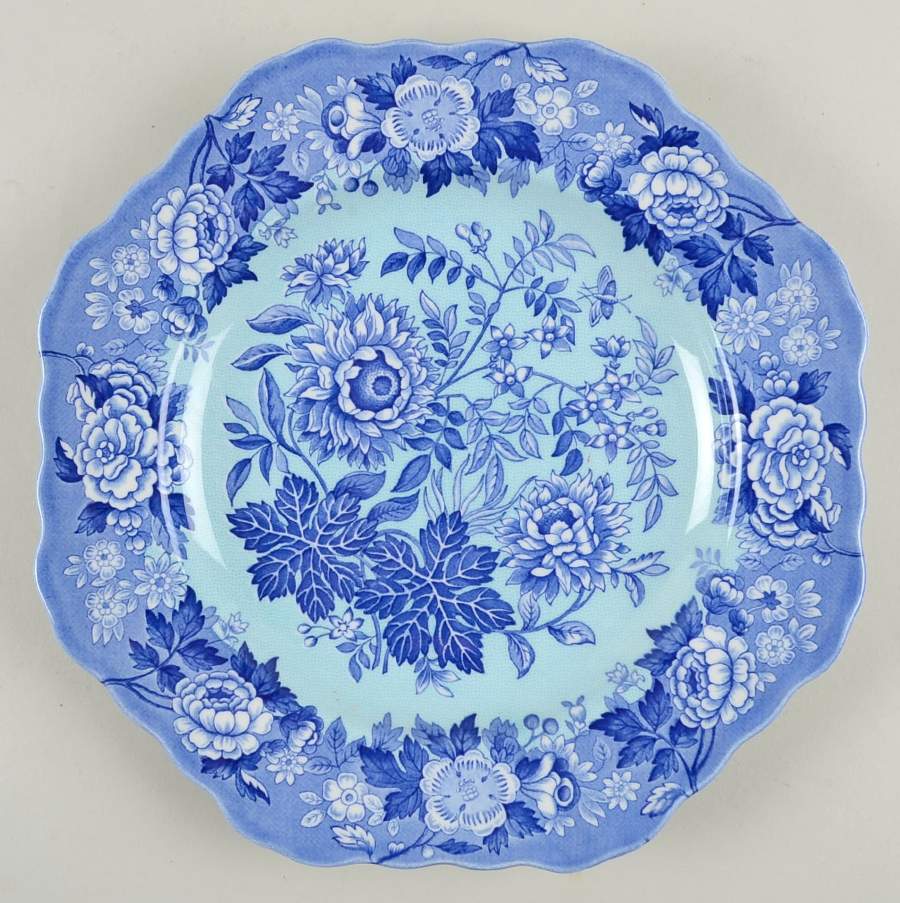 Blue Room Garden Collection (Mixed Colors) 9" Square Fancy Plate by Spode-1