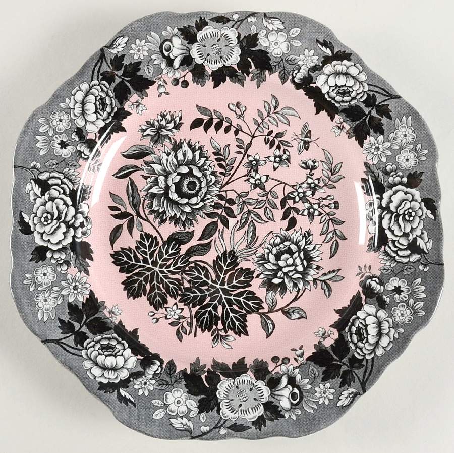 Blue Room Garden Collection (Mixed Colors) 9" Square Fancy Plate by Spode-1