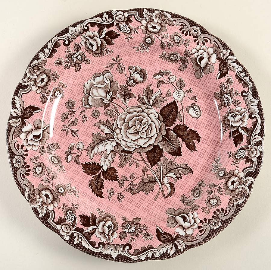 Blue Room Garden Collection (Mixed Colors) Dinner Plate by Spode-1