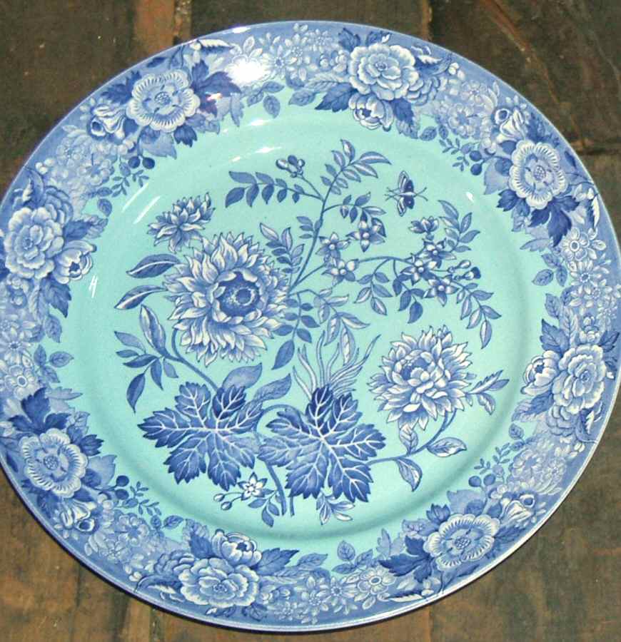 Blue Room Garden Collection (Mixed Colors) Dinner Plate by Spode-1