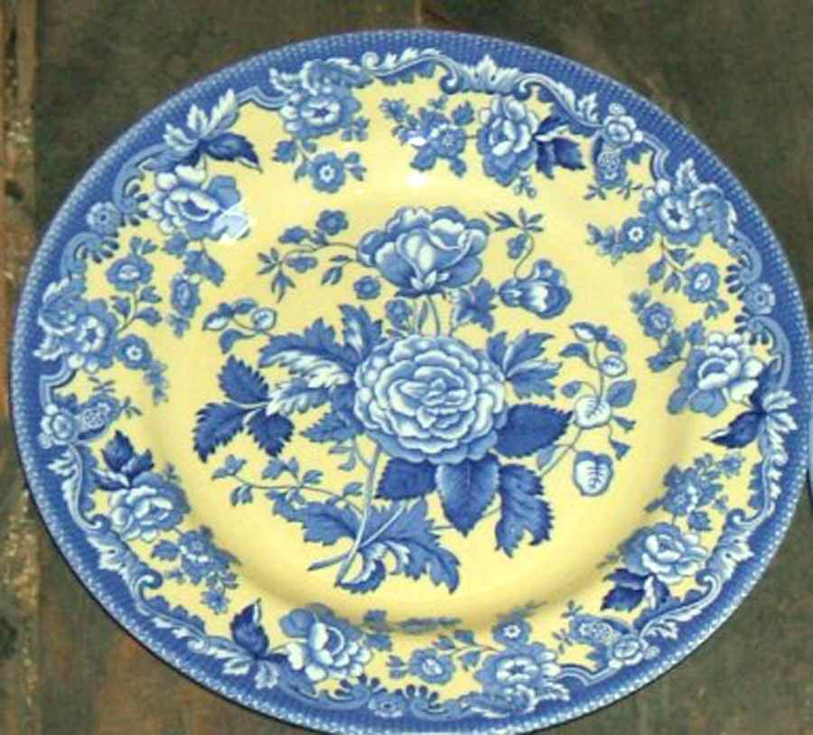 Blue Room Garden Collection (Mixed Colors) Luncheon Plate by Spode-1