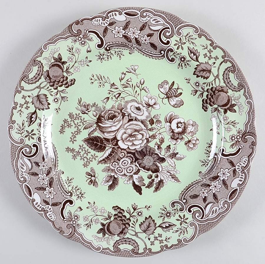 Blue Room Garden Collection (Mixed Colors) Dinner Plate by Spode-1