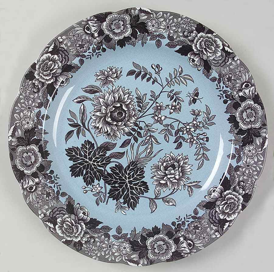 Blue Room Garden Collection (Mixed Colors) Dinner Plate by Spode-1