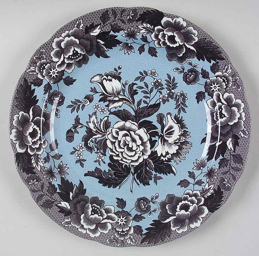 Blue Room Garden Collection (Mixed Colors) Dinner Plate by Spode-1