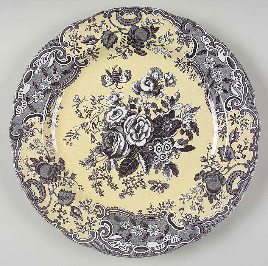 Blue Room Garden Collection (Mixed Colors) Dinner Plate by Spode-1