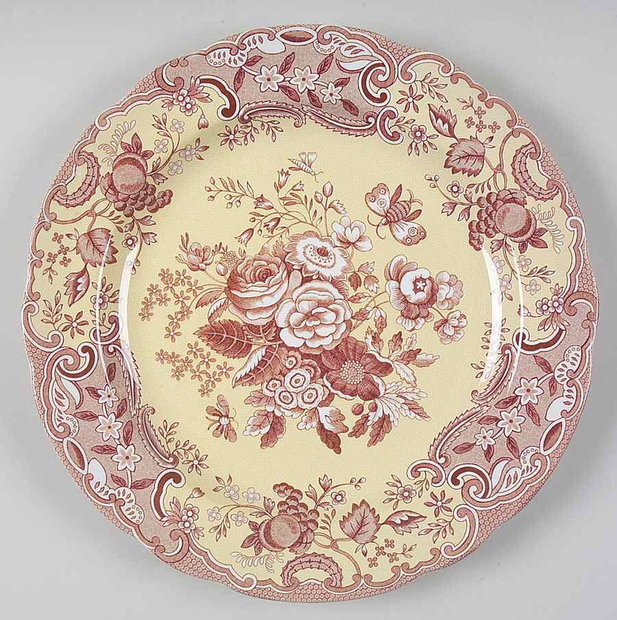 Blue Room Garden Collection (Mixed Colors) Dinner Plate by Spode-1