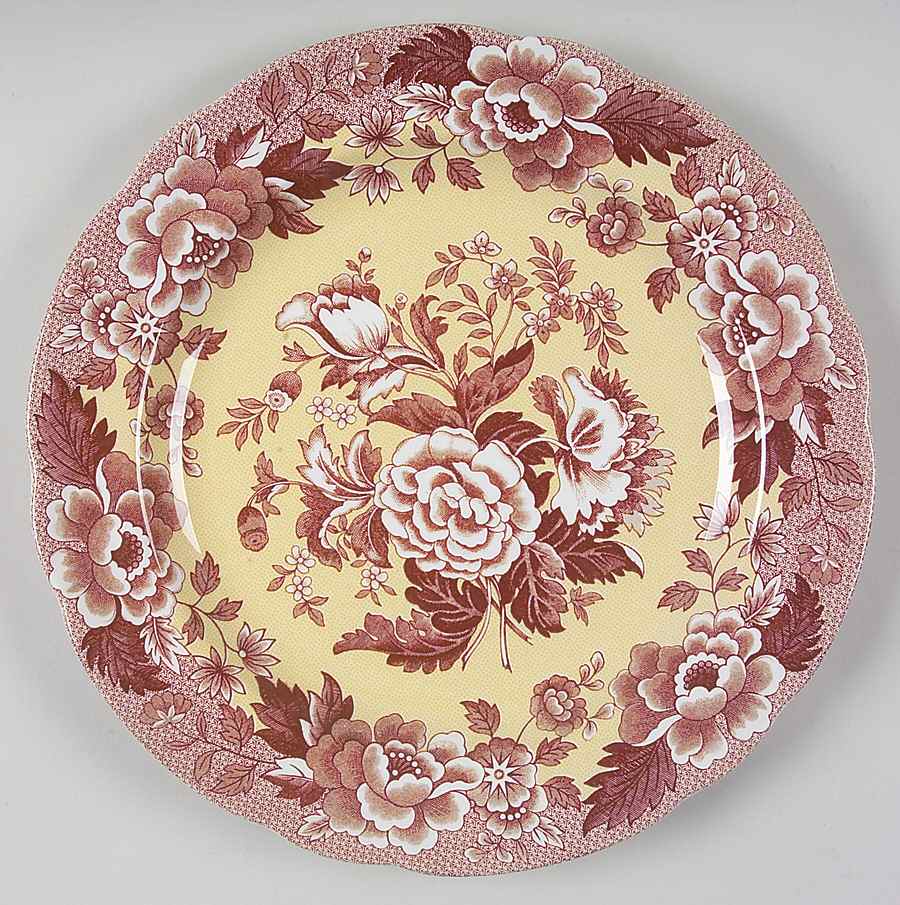 Blue Room Garden Collection (Mixed Colors) Dinner Plate by Spode-1