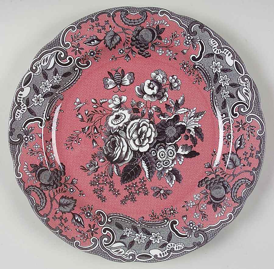 Blue Room Garden Collection (Mixed Colors) Dinner Plate by Spode-1
