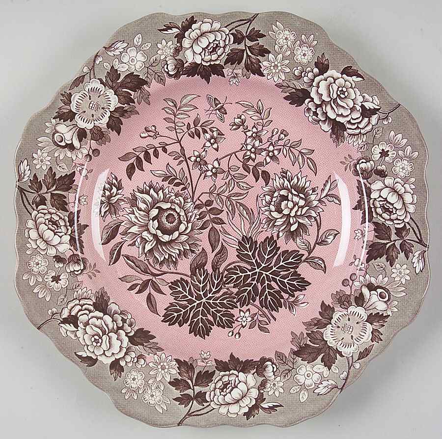 Blue Room Garden Collection (Mixed Colors) 9" Square Fancy Plate by Spode-1