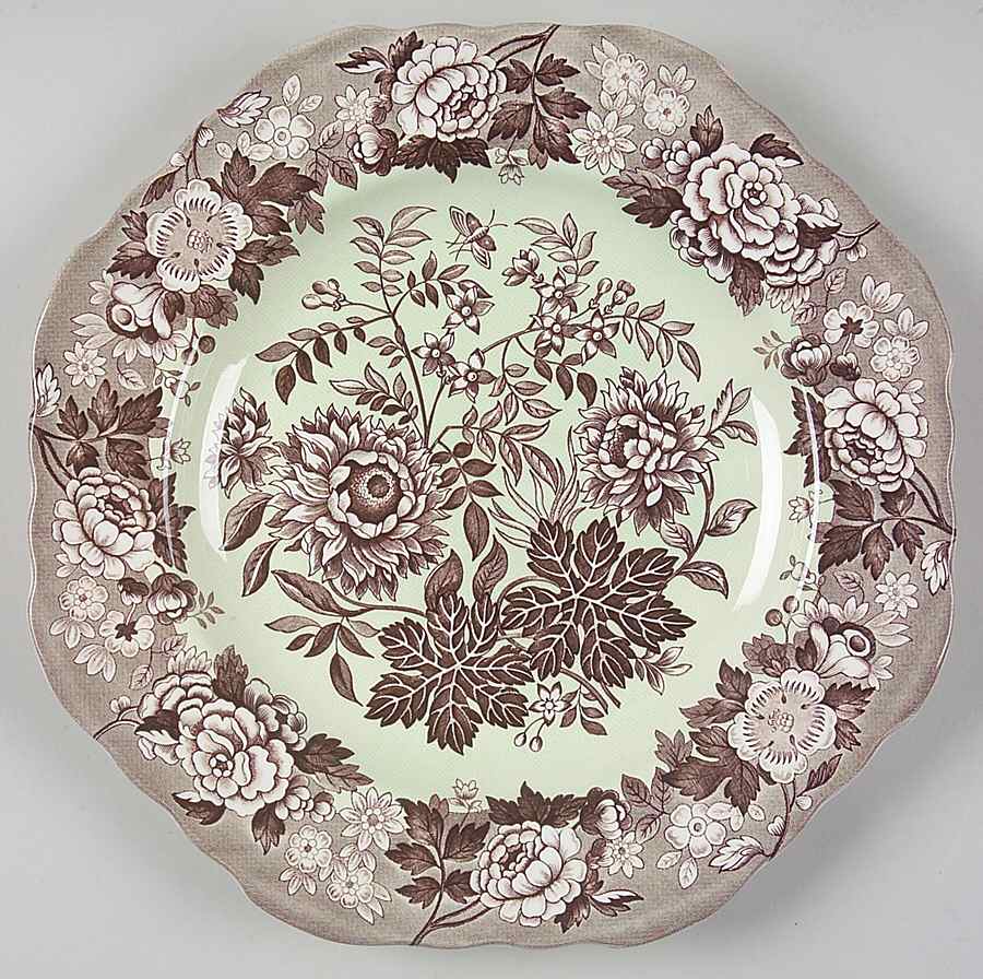 Blue Room Garden Collection (Mixed Colors) 9" Square Fancy Plate by Spode-1