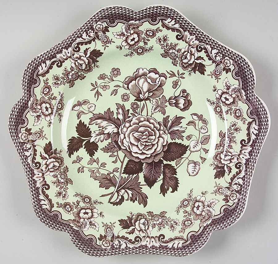 Blue Room Garden Collection (Mixed Colors) 9" Square Fancy Plate by Spode-1