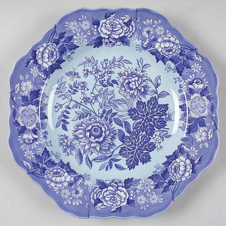 Blue Room Garden Collection (Mixed Colors) 9" Square Fancy Plate by Spode-1
