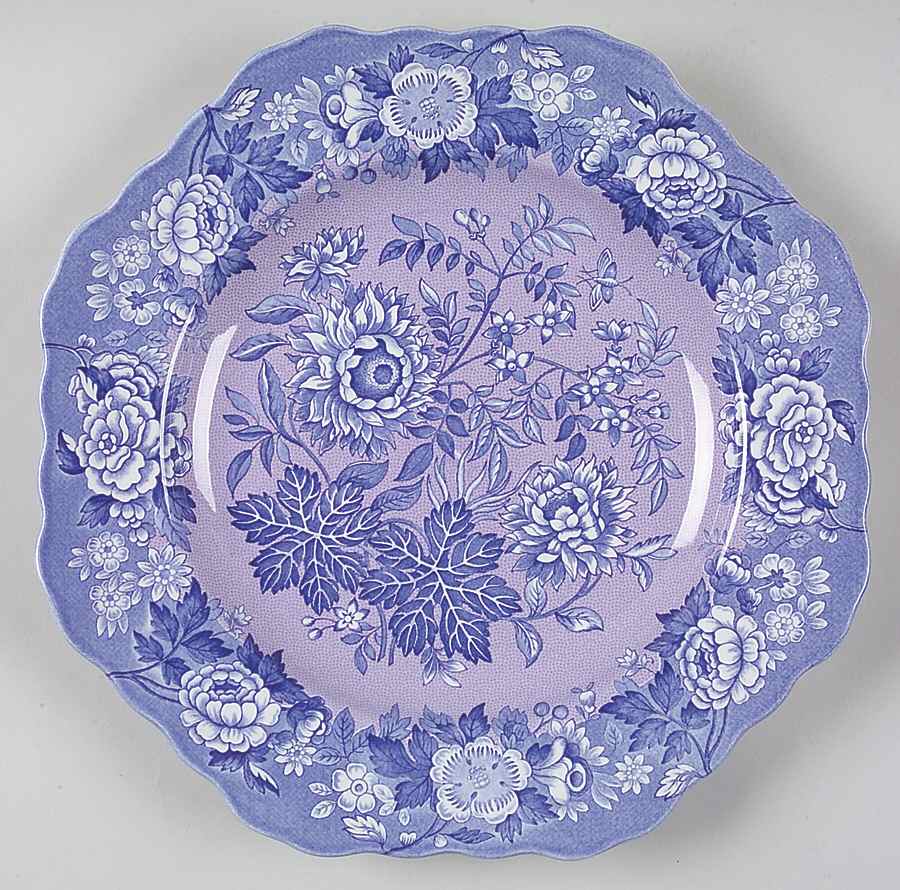 Blue Room Garden Collection (Mixed Colors) 9" Square Fancy Plate by Spode-1