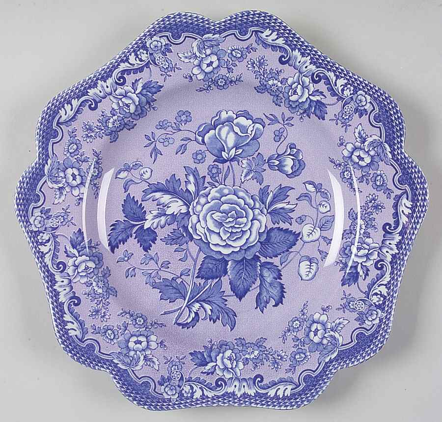 Blue Room Garden Collection (Mixed Colors) 9" Square Fancy Plate by Spode-1