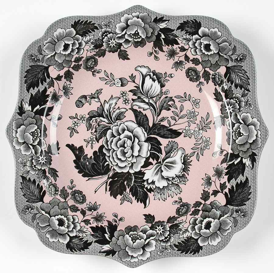 Blue Room Garden Collection (Mixed Colors) 9" Square Fancy Plate by Spode-1