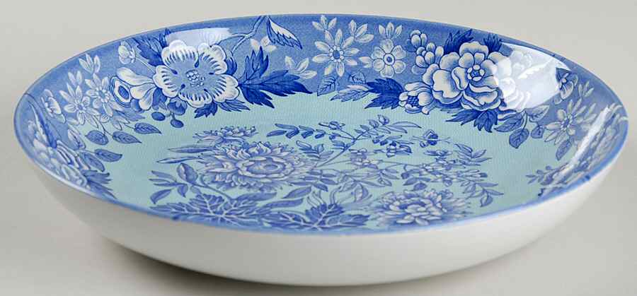 Blue Room Garden Collection (Mixed Colors) 8" Individual Pasta Bowl by Spode-1