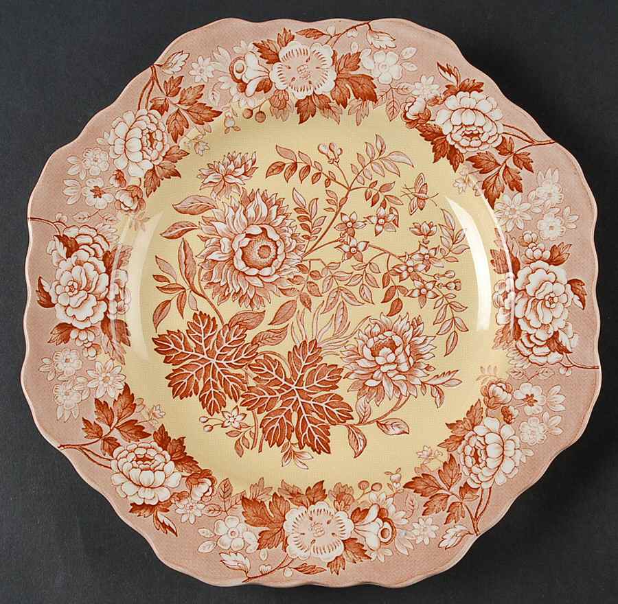 Blue Room Garden Collection (Mixed Colors) 9" Square Fancy Plate by Spode-1