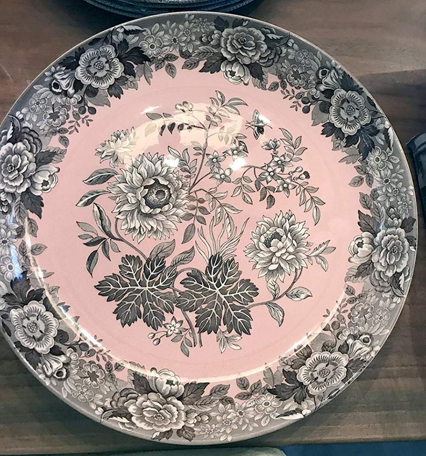 Blue Room Garden Collection (Mixed Colors) 12" Pizza Plate by Spode-1