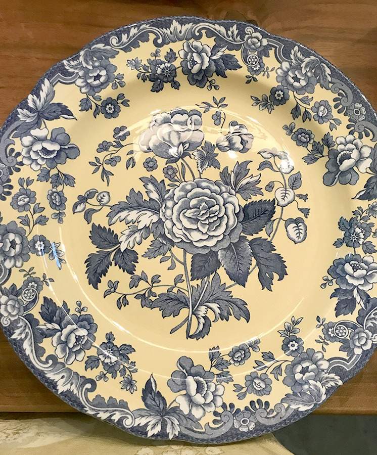 Blue Room Garden Collection (Mixed Colors) Dinner Plate by Spode-1