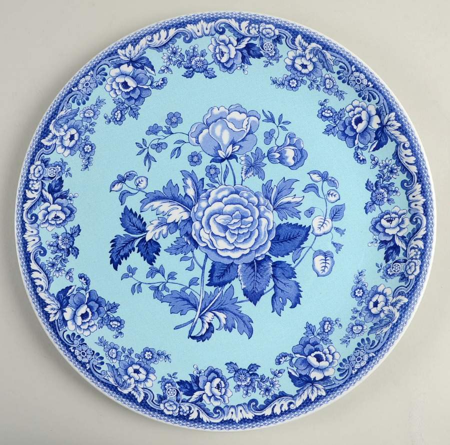 Blue Room Garden Collection (Mixed Colors) 12" Chop Plate (Round Platter) by Spode-1