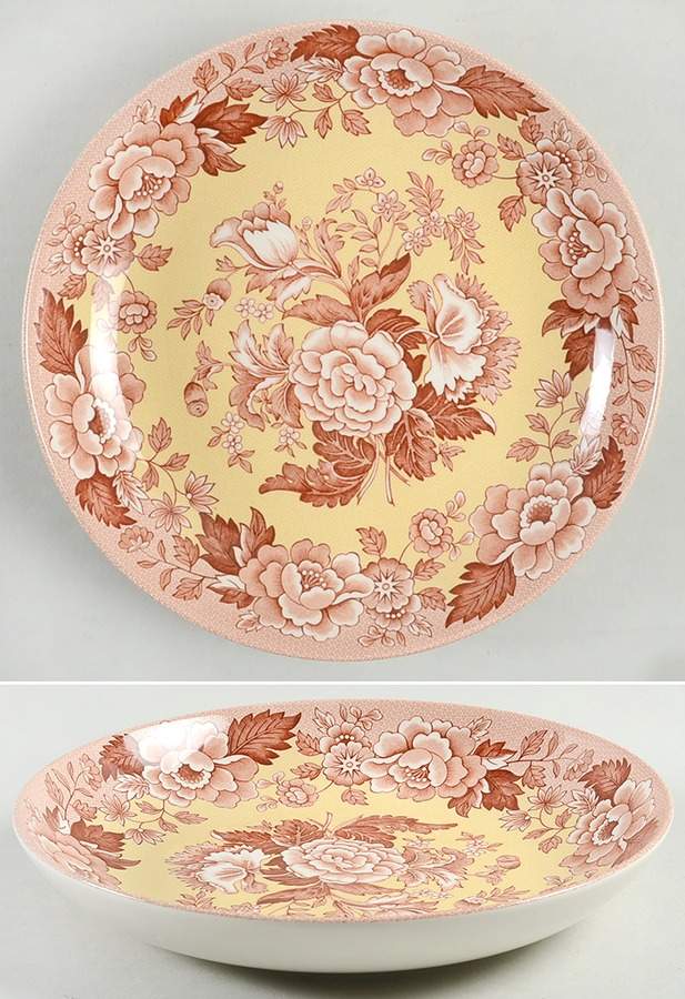 Blue Room Garden Collection (Mixed Colors) 8" Individual Pasta Bowl by Spode-1