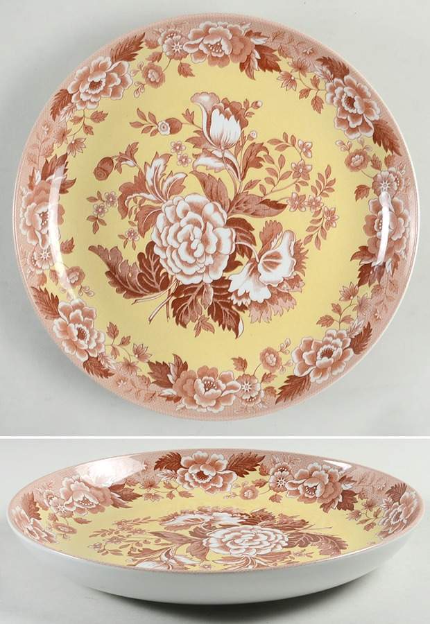 Blue Room Garden Collection (Mixed Colors) 12" Pasta Serving Bowl by Spode-1
