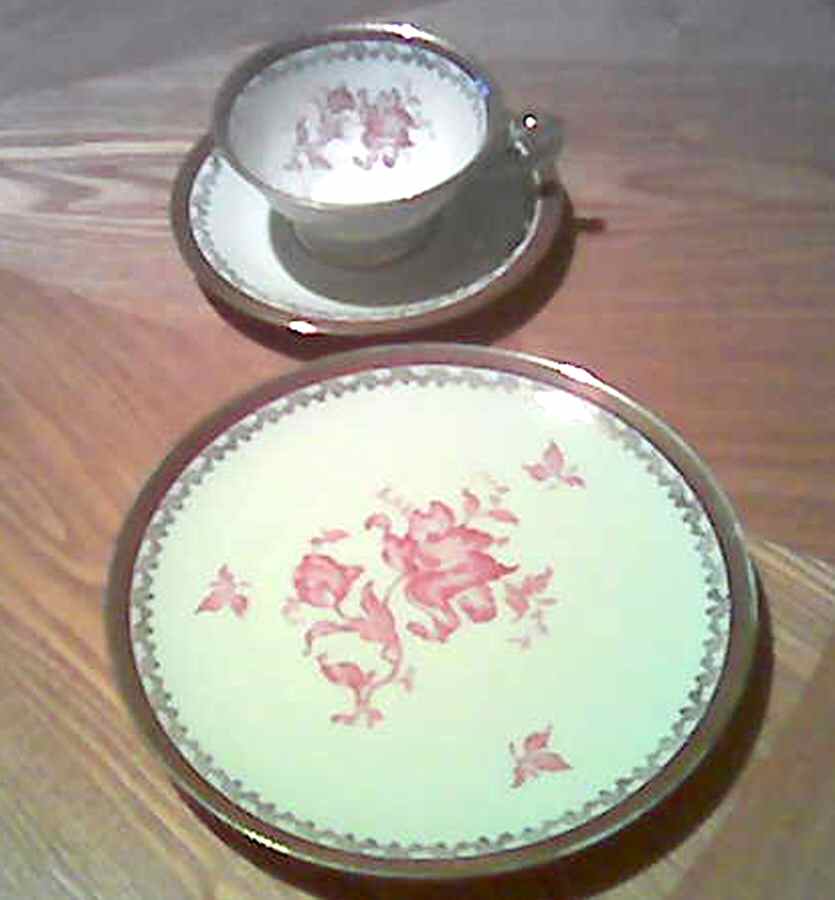 SLT353 Footed Cup & Saucer Set by Seltmann-1
