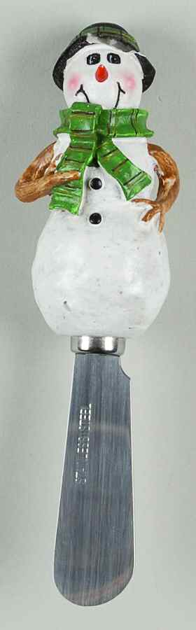 Snowmen Portraits (Hand Painted) Individual Spreader by Sakura-1