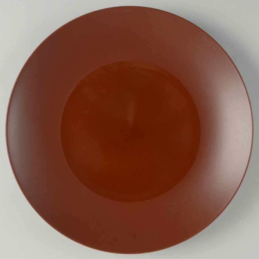 Zen Cinnabar 12" Chop Plate (Round Platter) by Sasaki-1