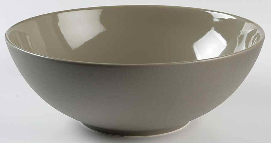 Zen Khaki 10" Round Vegetable Bowl by Sasaki-1