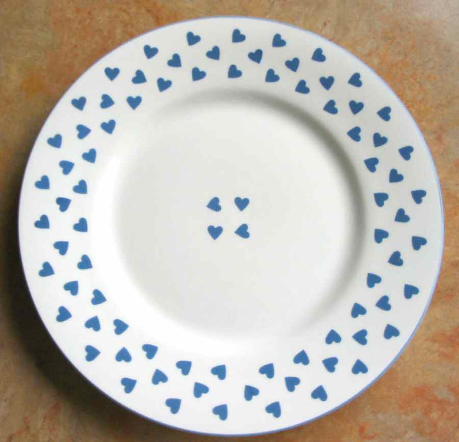 STF45 Blue Luncheon Plate by Staffordshire-1