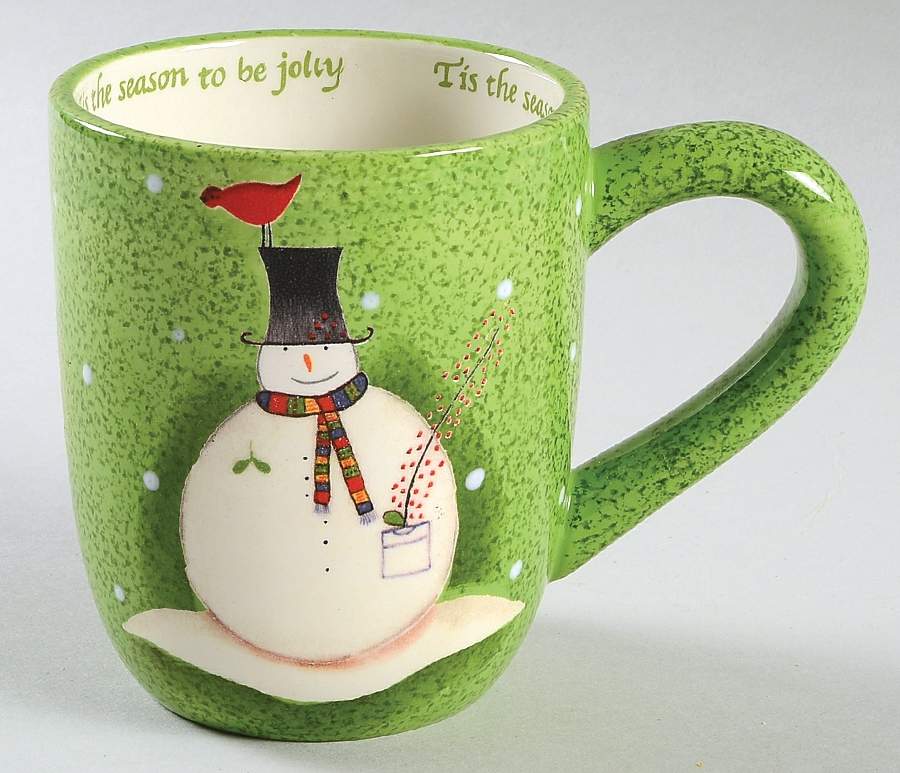Snowmates Green Mug by Sakura-1