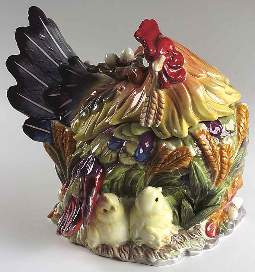 Rooster Figural Tureen & Lid by St Andrews-1