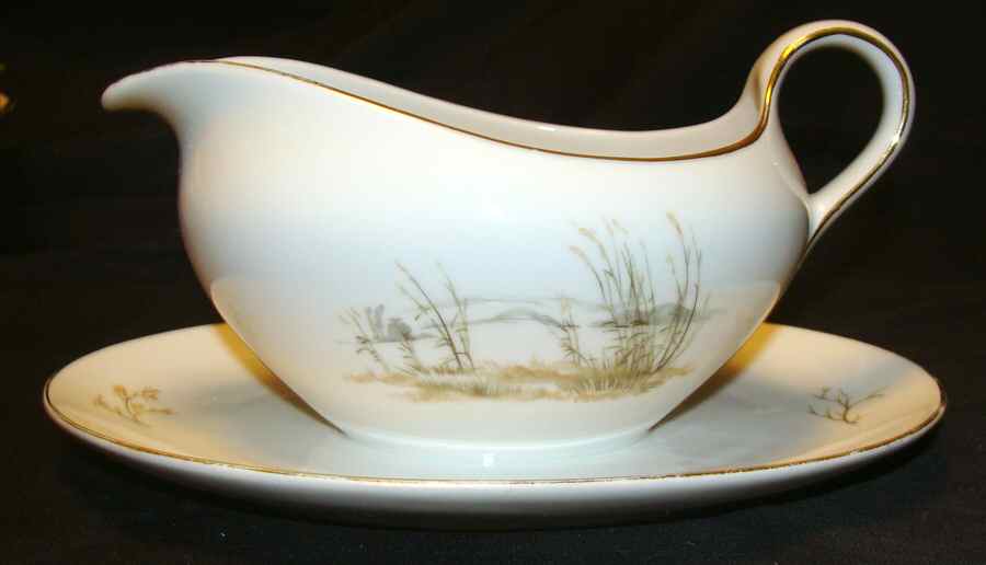 23500 Gravy Boat & Underplate/Relish by Seltmann-1