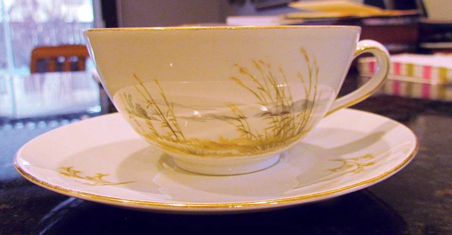 23500 Footed Cup & Saucer Set by Seltmann-1