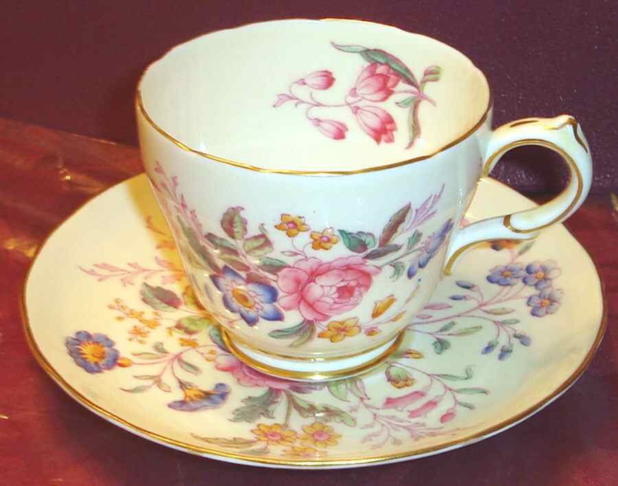 A259 Footed Cup & Saucer Set by Spode-1