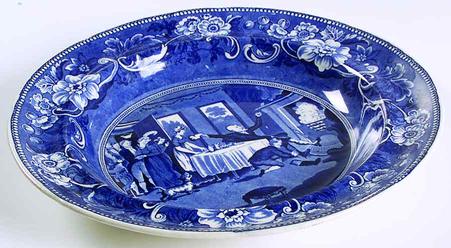 Doctor Syntax Large Rim Soup Bowl by Staffordshire-1