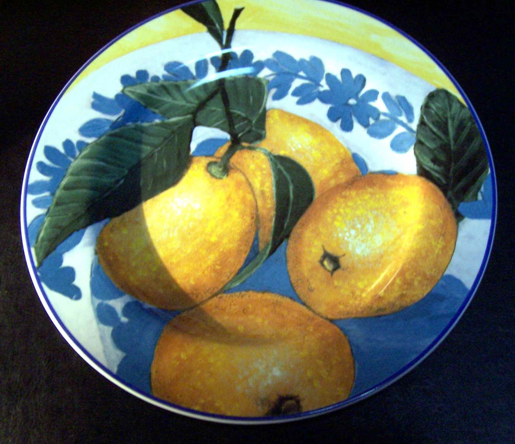 Fruit Scroll Salad Plate by Sakura-1