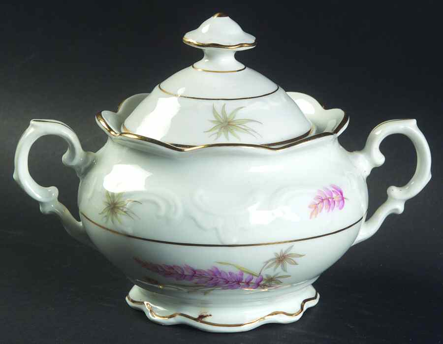 SCH546 Sugar Bowl & Lid by Schumann - Bavaria-1