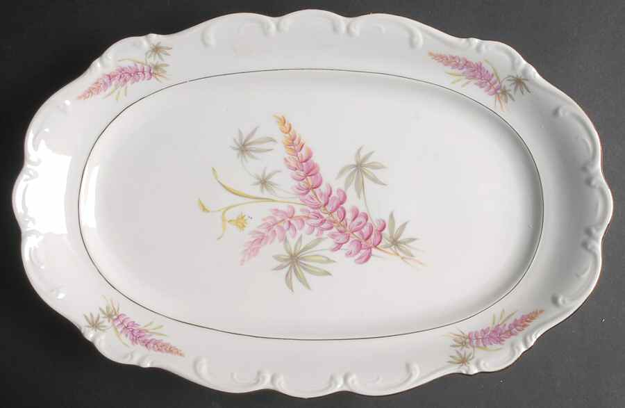 SCH546 14" Oval Serving Platter by Schumann - Bavaria-1