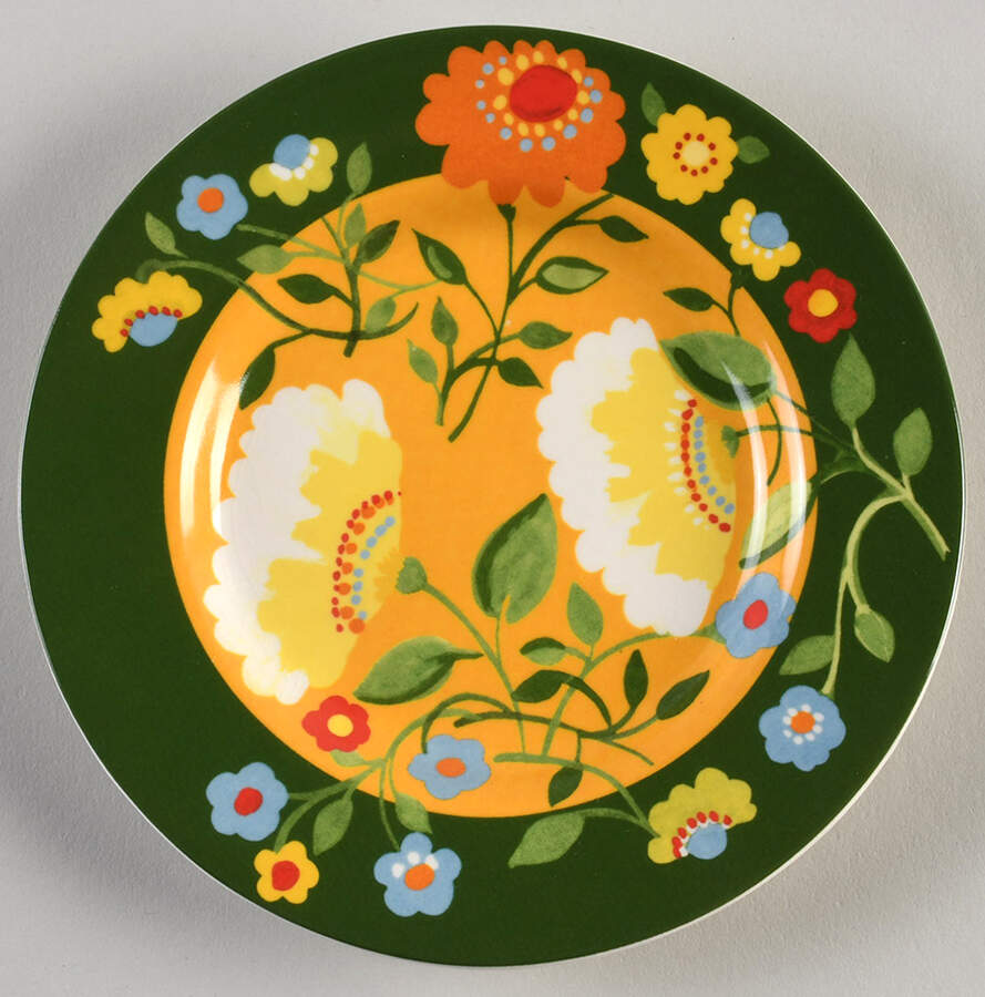 Buttercup Faire Bread & Butter/Canape Plate by Spode-1