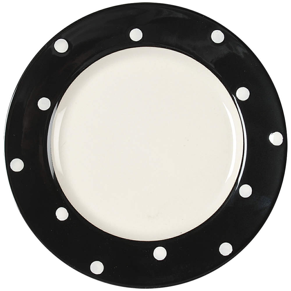 Baking Days Black Salad Plate by Spode-1