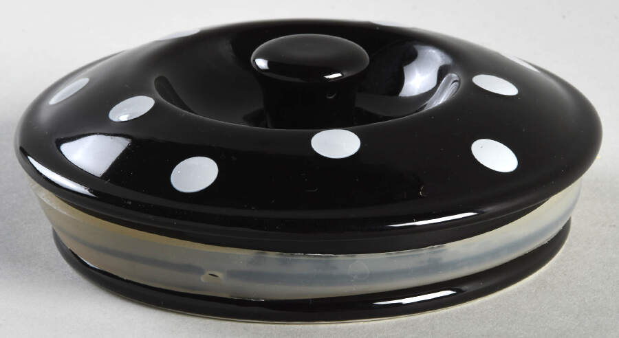 Baking Days Black Lid for 5" Storage Jar by Spode-1