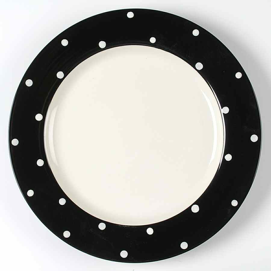 Baking Days Black 12" Chop Plate (Round Platter) by Spode-1