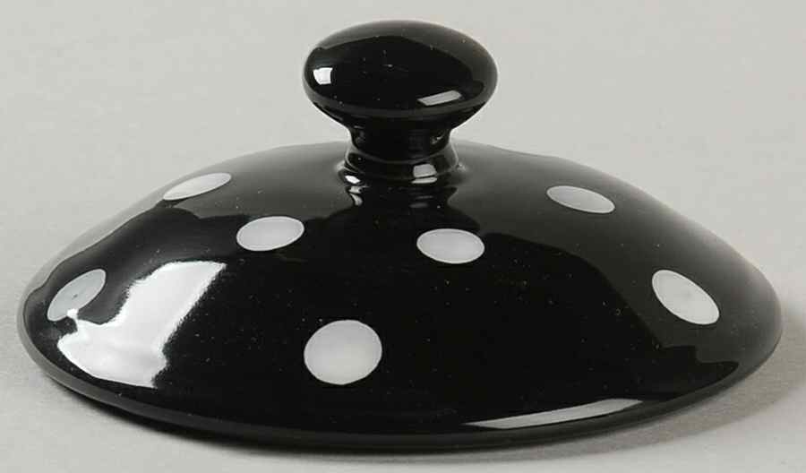 Baking Days Black Lid for Miniature Round Casserole by Spode-1