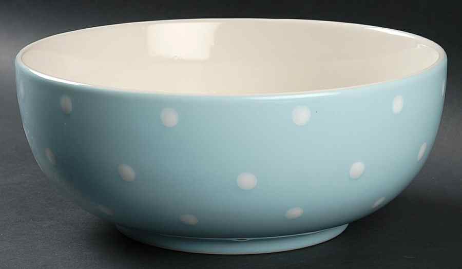 Baking Days Blue 9" Salad Serving Bowl by Spode-1