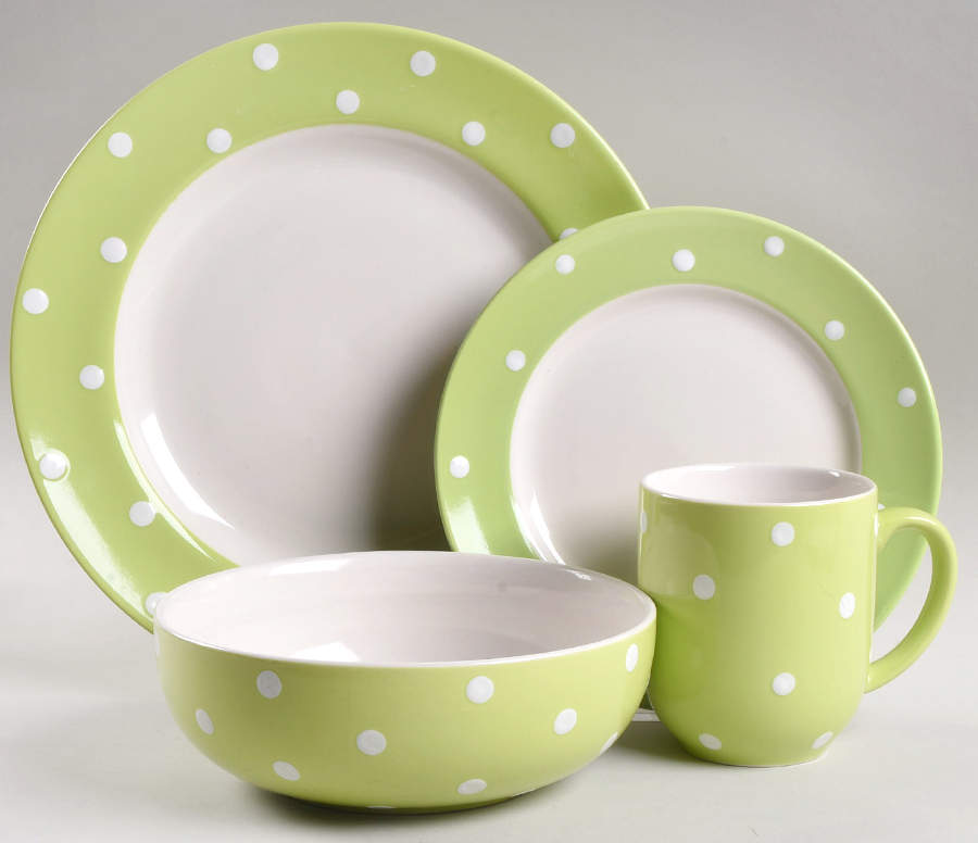 Baking Days Green 4 Piece Place Setting by Spode-1