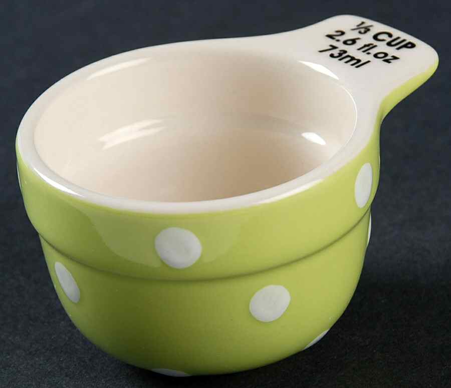 Baking Days Green 1/3 Cup Measuring Cup by Spode-1